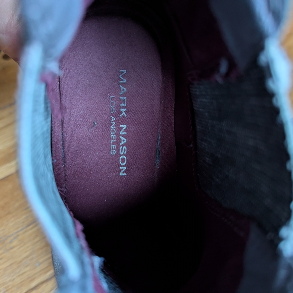 Men's Suede Chelsea Boots - Gray - Picture 7 of 8